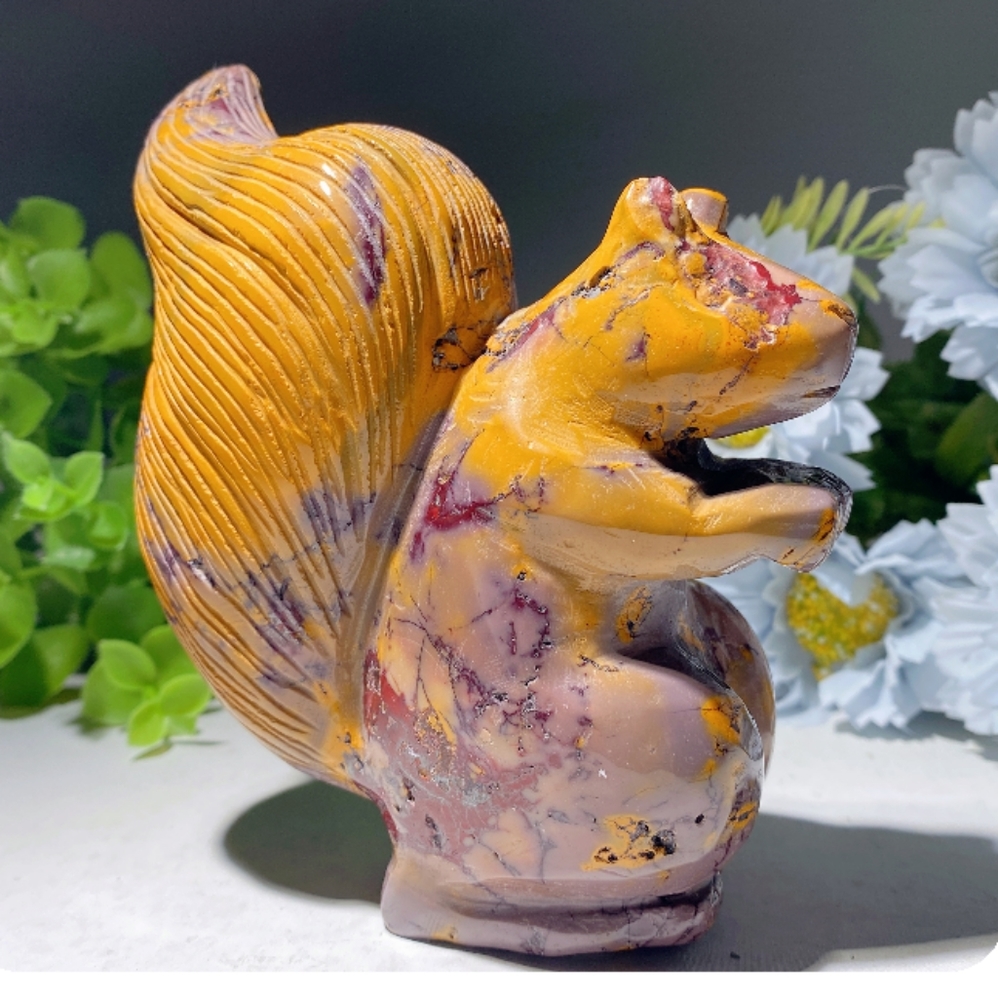 Natural Mookiate Squirrel large stone